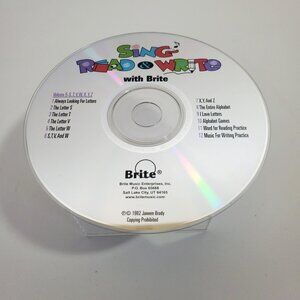 Sing Read & Write With Brite CD Volume 5 S T V W X Y Z Janeen Brady